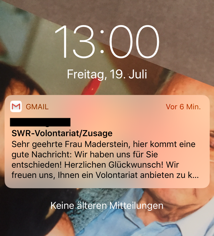 Leonie Maderstein Volontariat beim SWR 